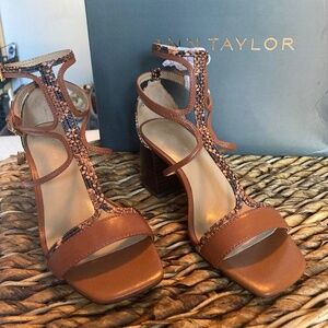 Ann Taylor Block Heel Sandals